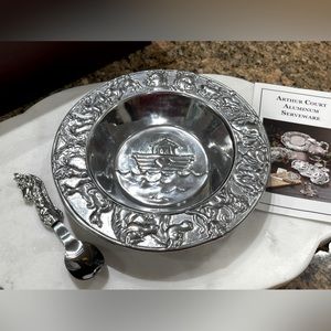 Noah’s Ark Baby Bowl & Spoon Set by Arthur Court